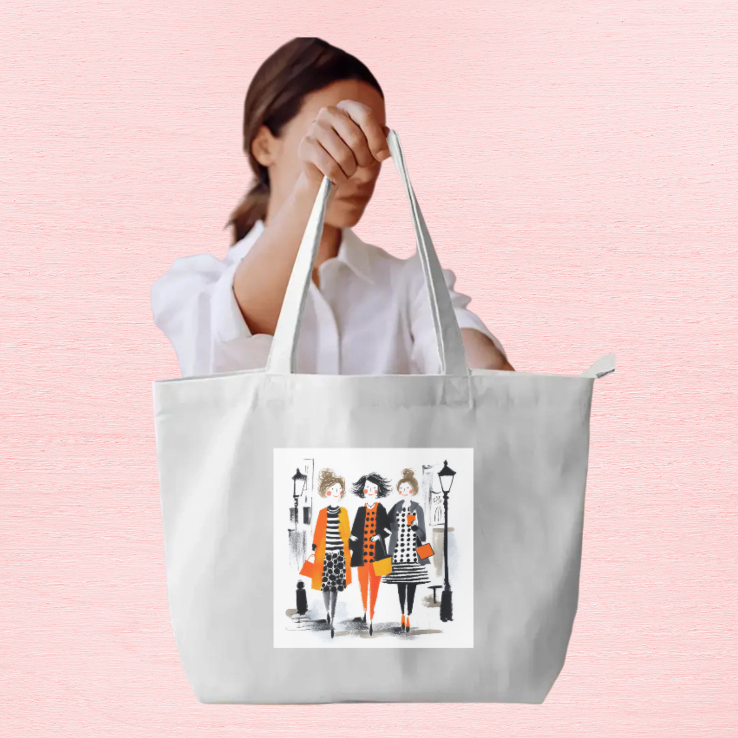 out and about #1 - everyday large tote bag