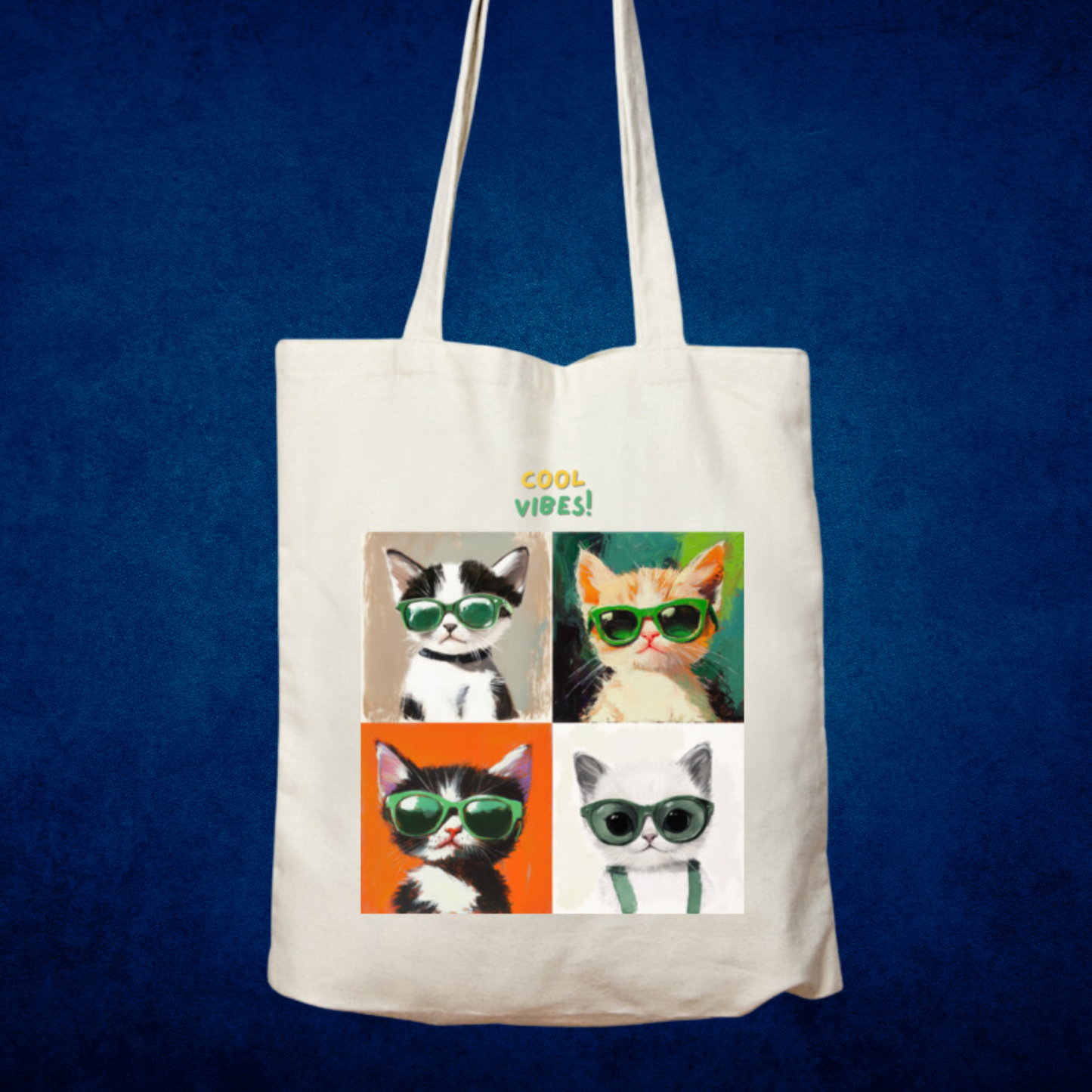 cool kitties - tote bag