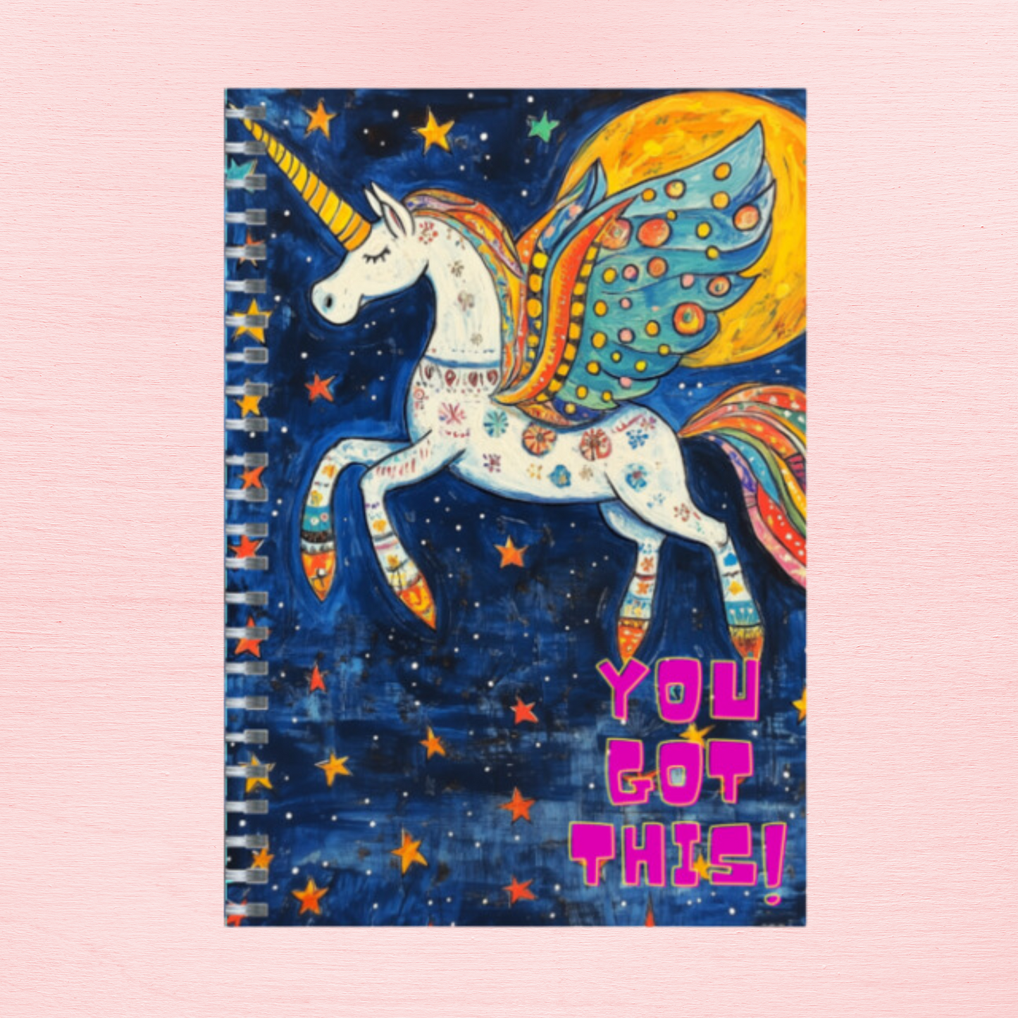 little unicorn says you got this - unruled notebook