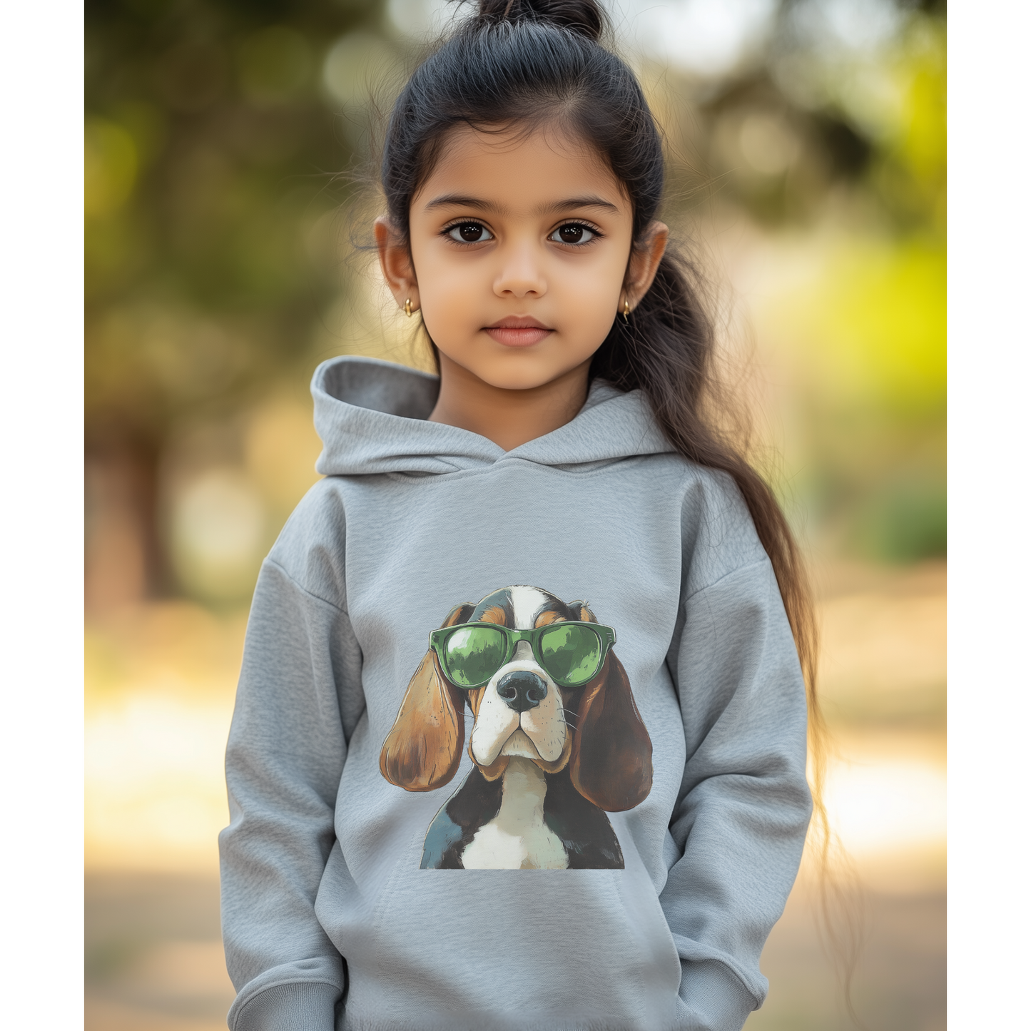 cool basset hoodie - sweatshirt for kids