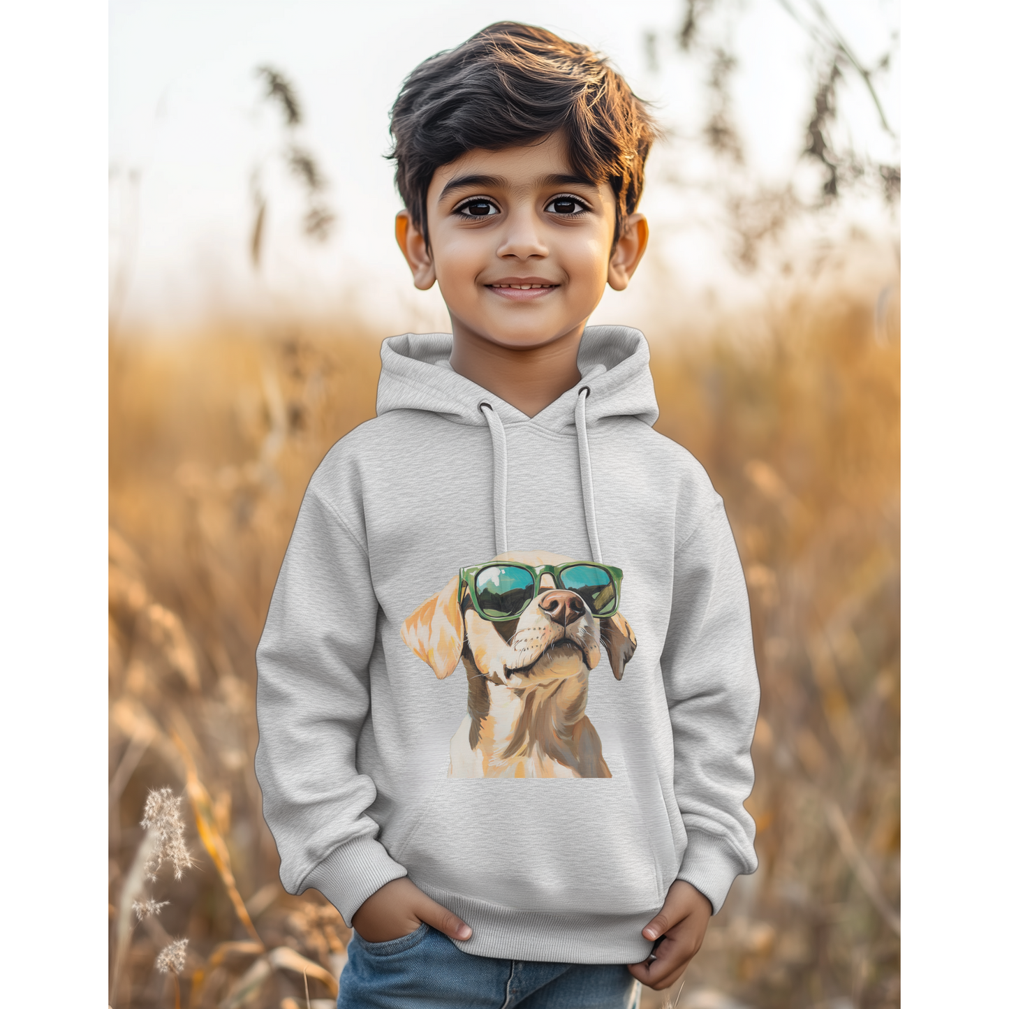 cool lab hoodie - sweatshirt for kids