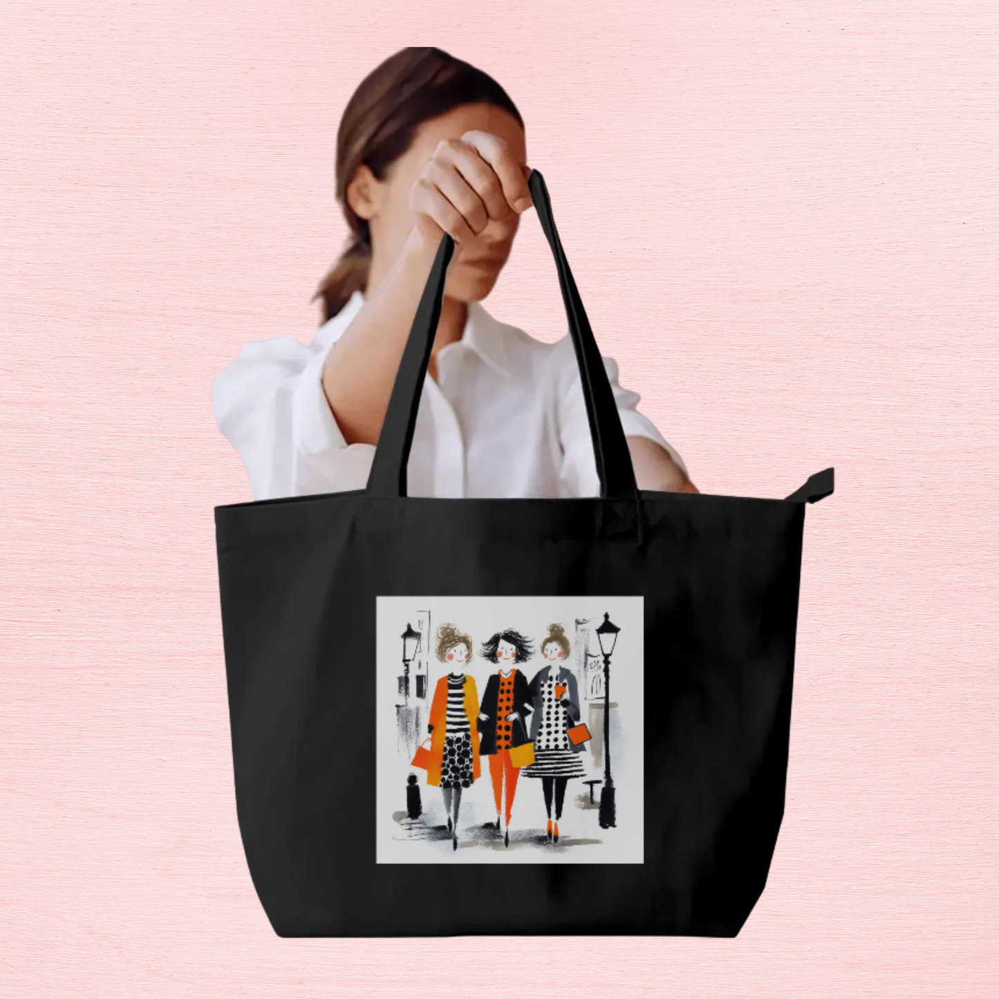 out and about #1 - everyday large tote bag