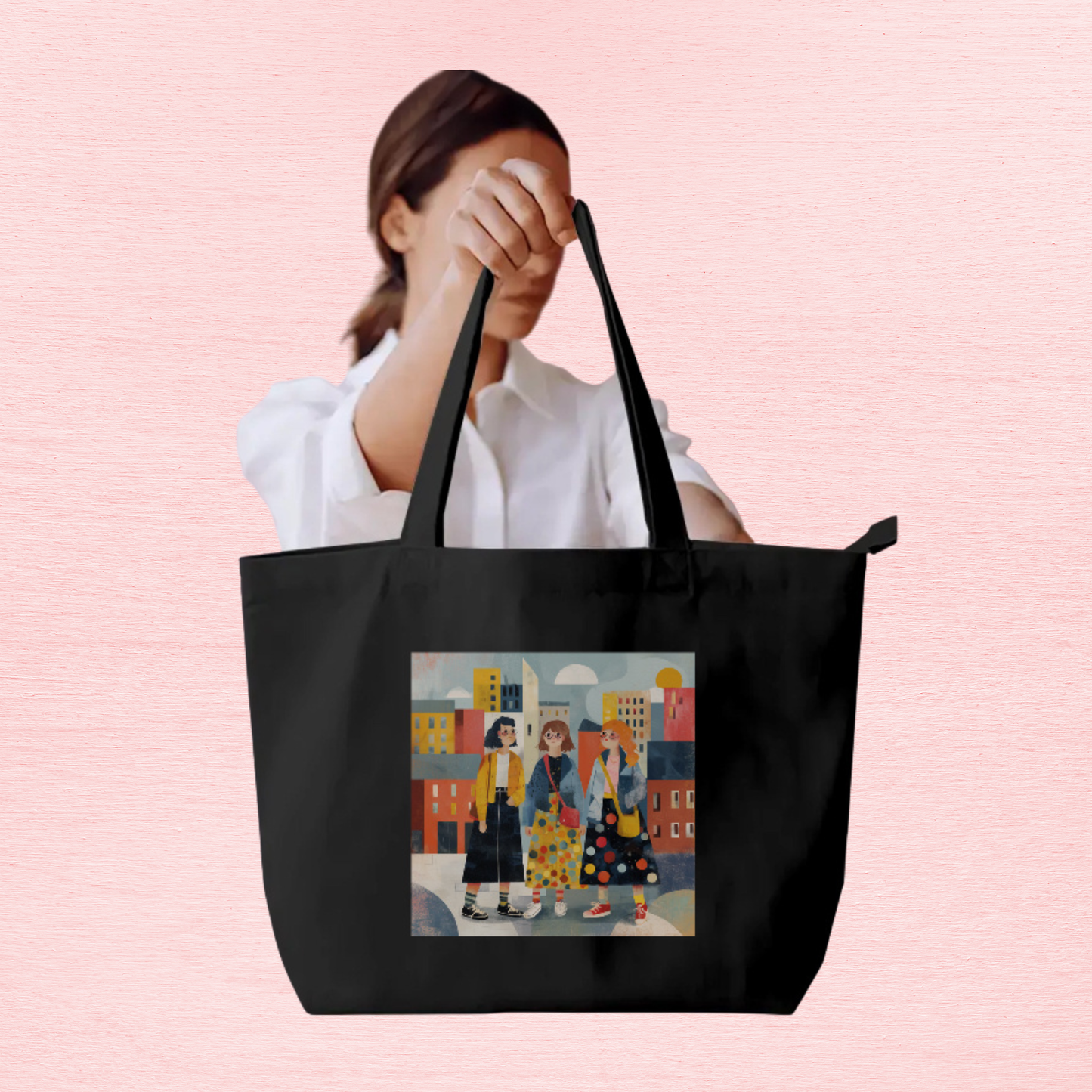 out and about #3 - everyday large tote bag