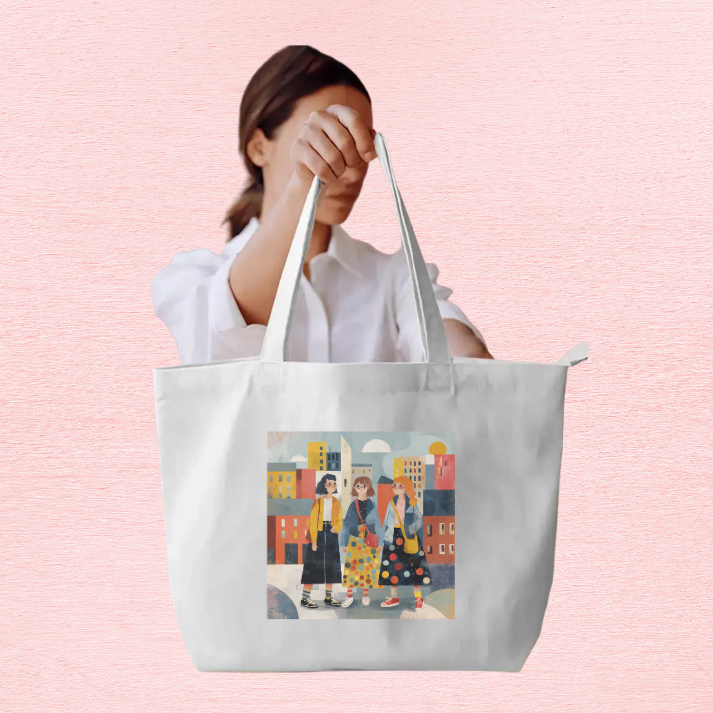 out and about #3 - everyday large tote bag