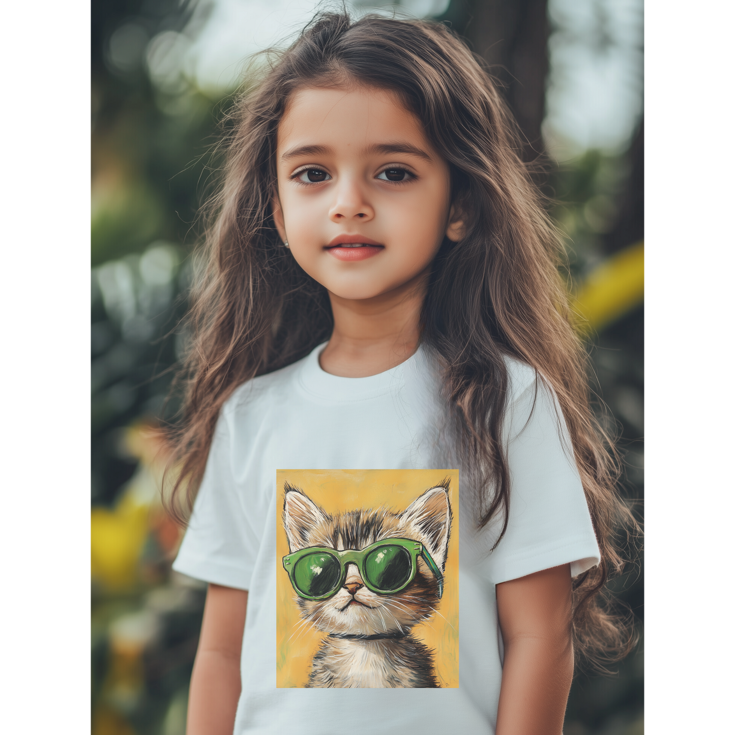 cool kitty - t-shirt for girls