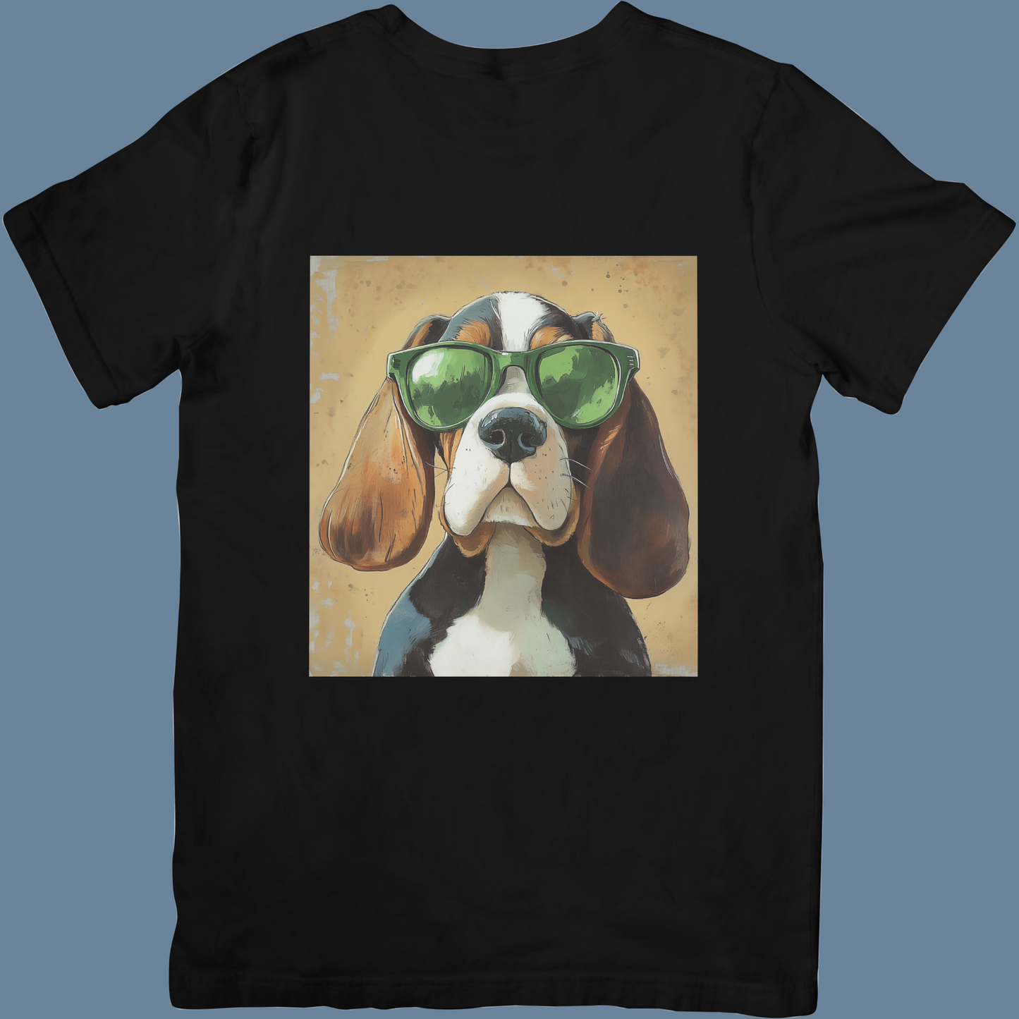 cool pupper basset - t-shirt for boys