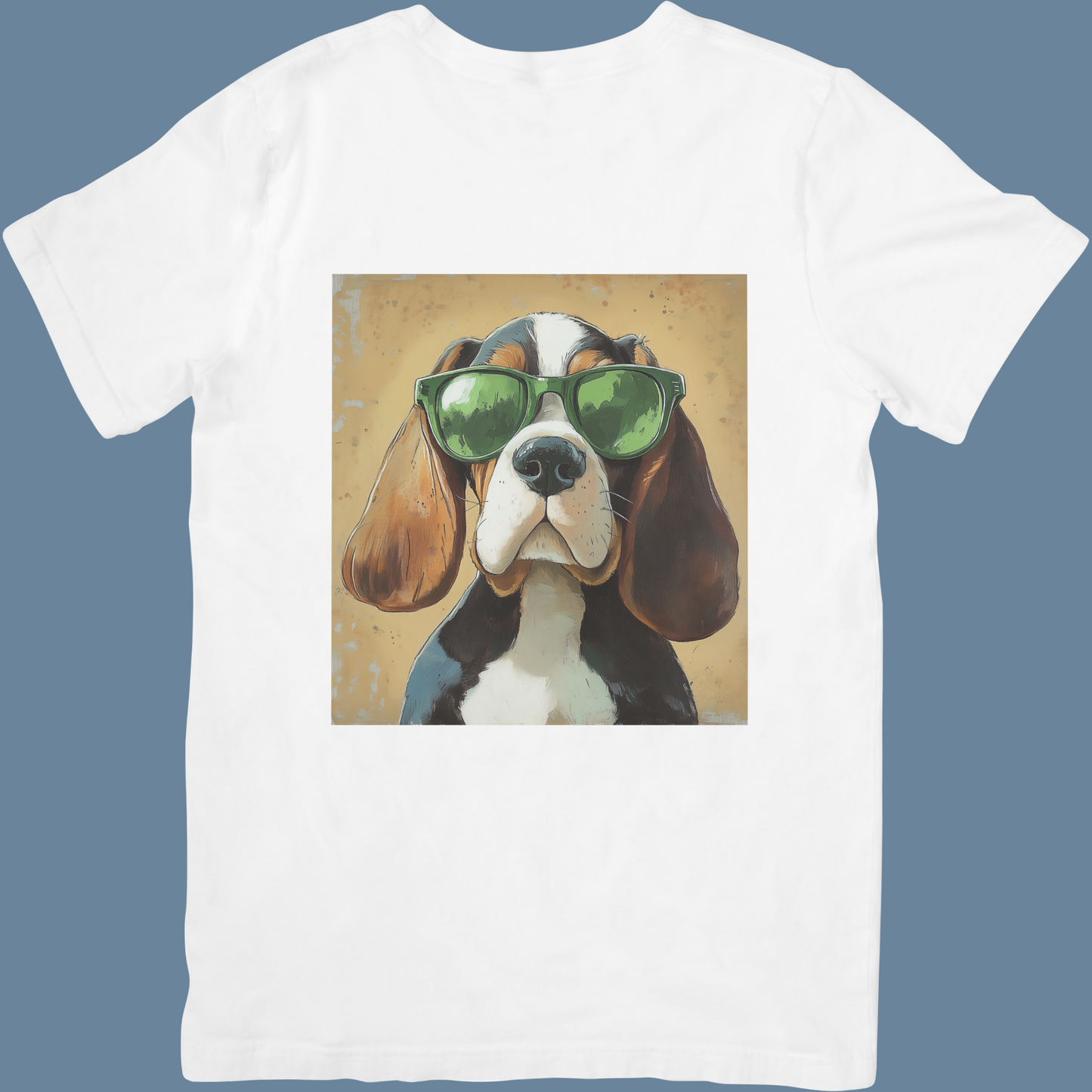 cool pupper basset - t-shirt for boys