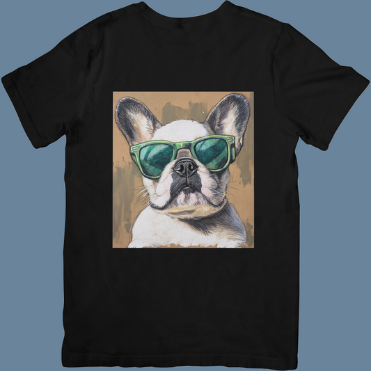 cool pupper bulldog - t-shirt for boys