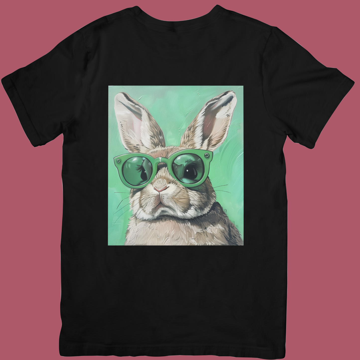 cool bunny - t-shirt for girls