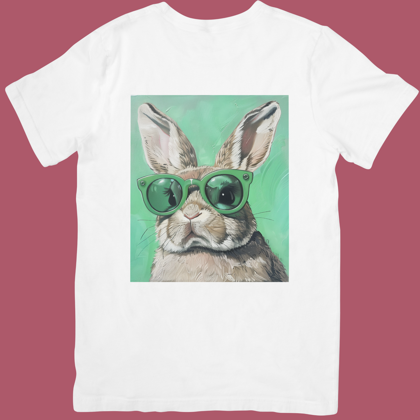 cool bunny - t-shirt for girls