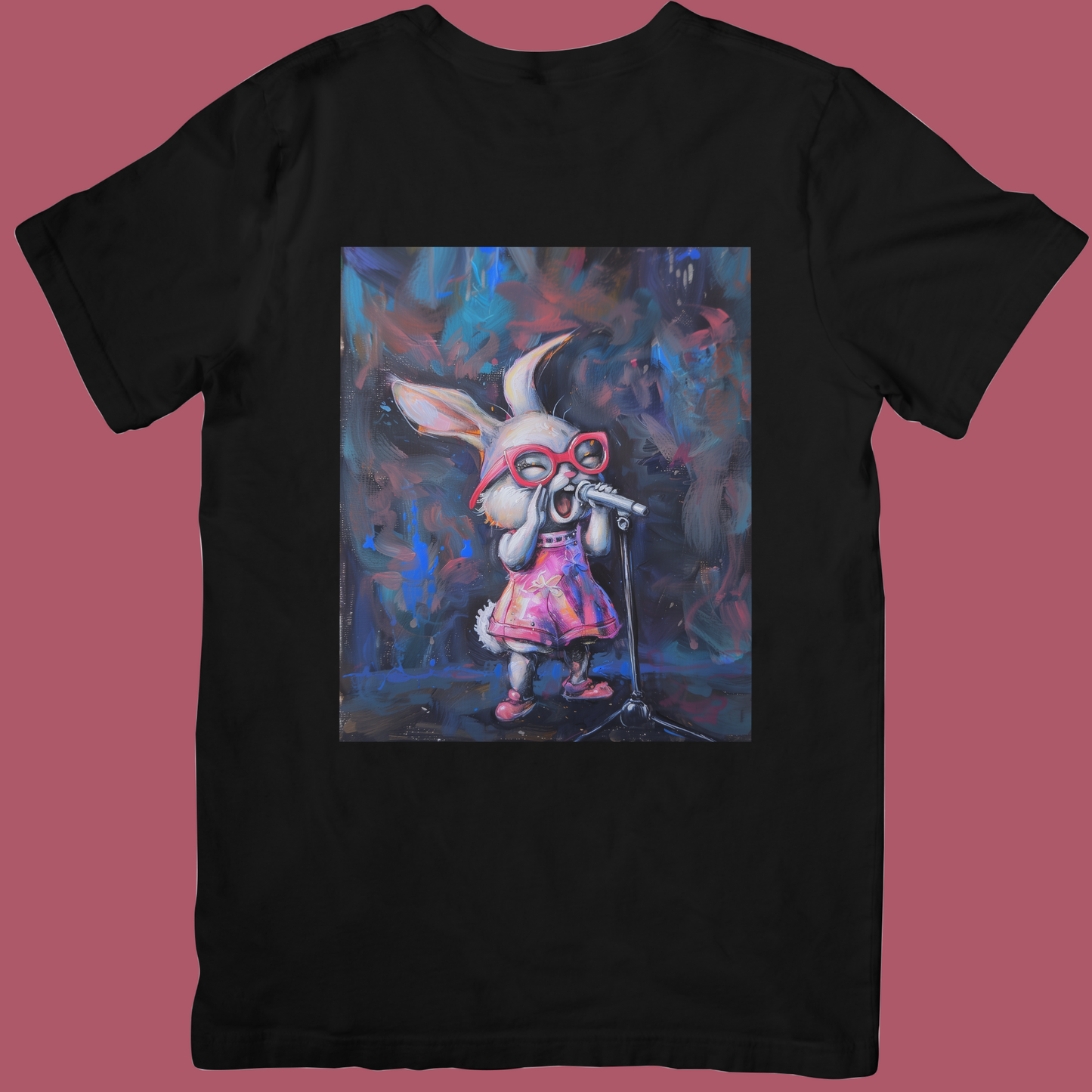 singing bunny - t-shirt for girls