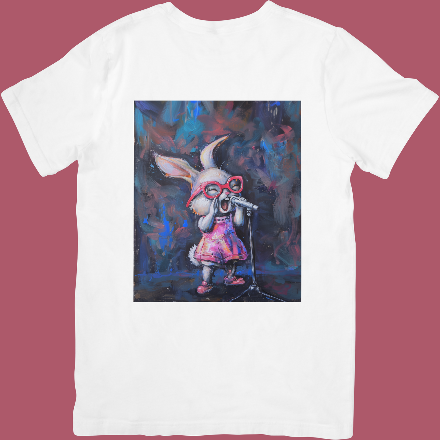 singing bunny - t-shirt for girls